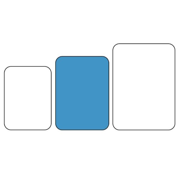 415(W) x 305(D)mm | 16 1/4 x 12"