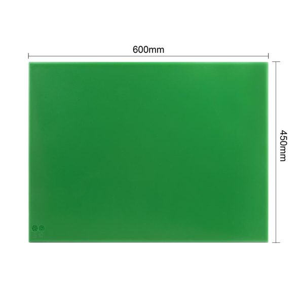12(H) x 610(W) x 455(L)mm. HDPE. Six boards, wall chart and rack