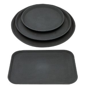 Kristallon Polypropylene NonSlip Trays Combo (Pack of 12)