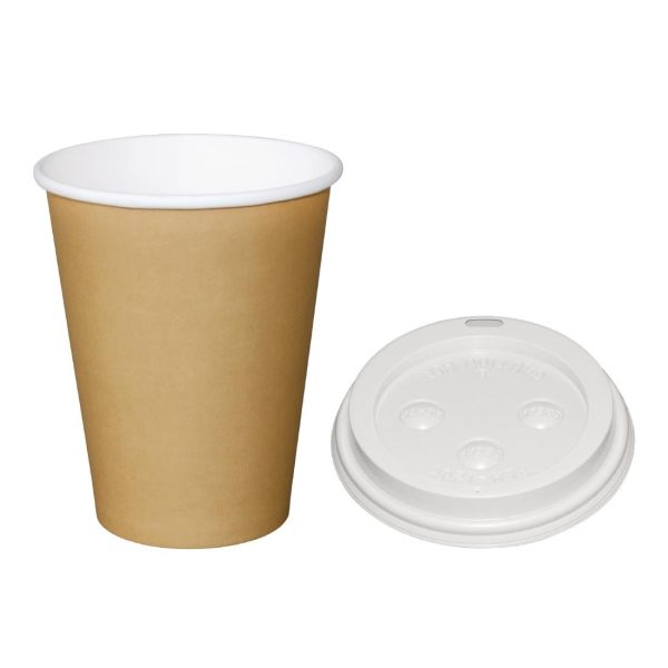 12oz. 1000 x single wall cups. 1000 x lids