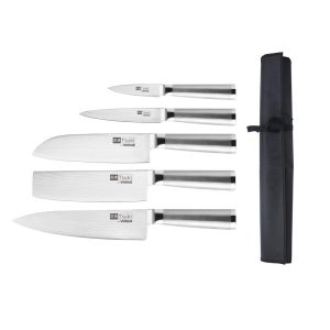 Tsuki 5 Piece Series 8 Knife Set and Wallet