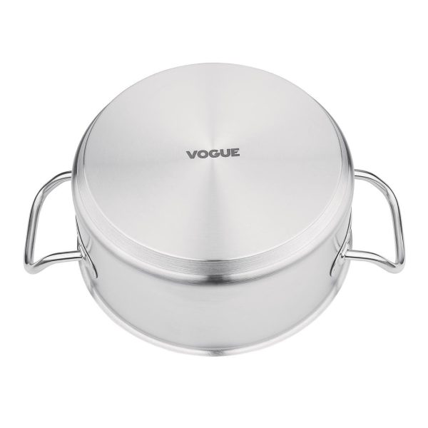 Size: 240(Ø)mm. Material: Stainless Steel. Induction Compatible. Lid: M950