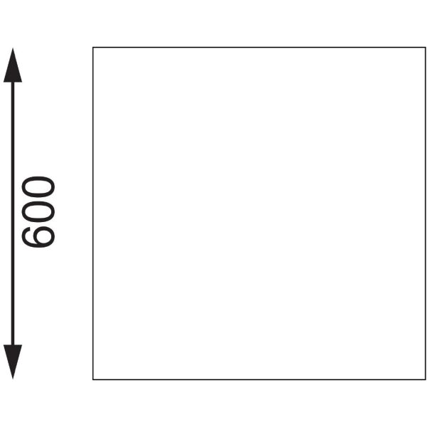 900(H) x 600(W) x 600(D)mm