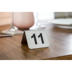 Stainless Steel Table Numbers 11-20 (Pack of 10)