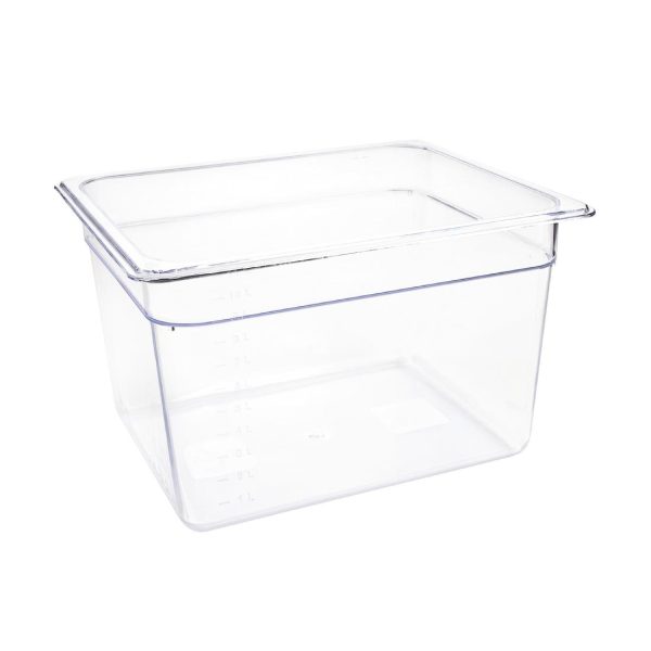 Capacity: 10.8Ltr. GN 1/2. Half Size. Clear. 200mm depth