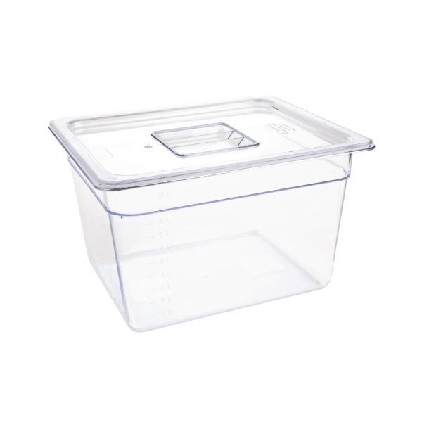 Capacity: 10.8Ltr. GN 1/2. Half Size. Clear. 200mm depth