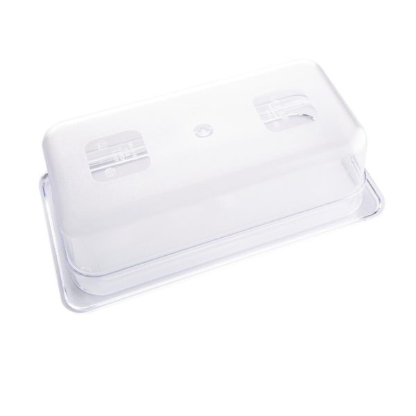Capacity: 3.8Ltr. GN 1/3. Third Size. Clear. 100mm depth.