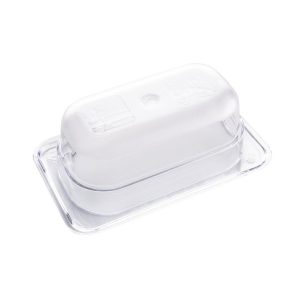 Capacity: 0.60Ltr. GN 1/9. Ninth Size. Clear. 65mm depth