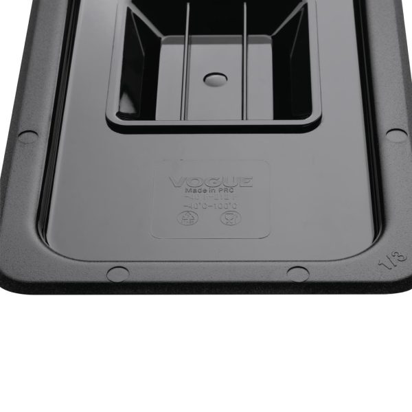 GN 1/3. Third Size. Compatible with all Vogue 1/3 sized polycarbonate gastronorm pans
