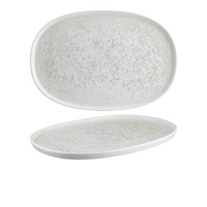 Lunar White Hygge Oval Dish 33cm