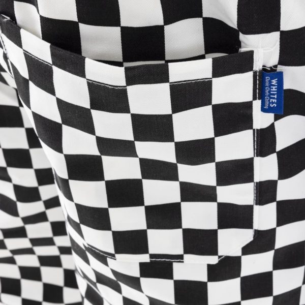 Whites Unisex Vegas Trousers Big Black & White Check Size L