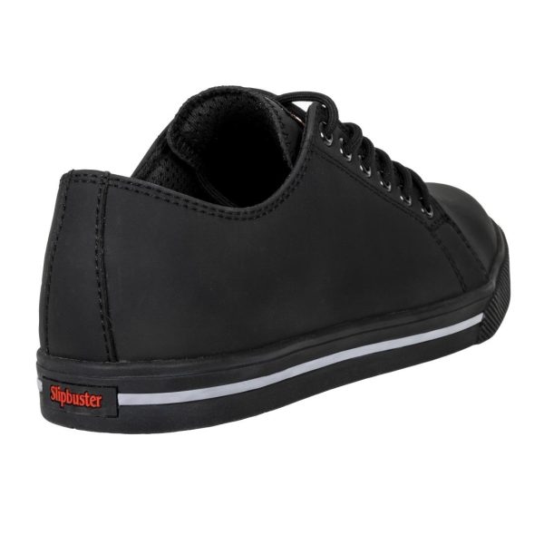 Slipbuster Recycled Microfibre Safety Trainers Matte Black 37
