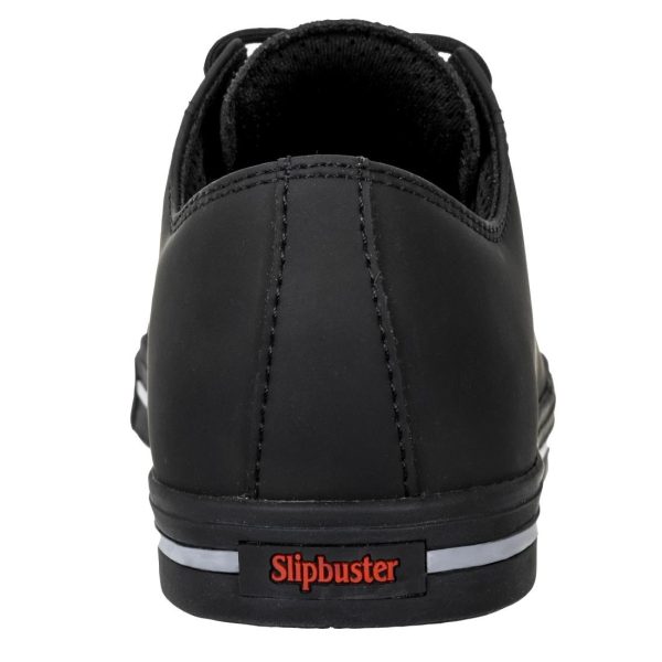 Slipbuster Recycled Microfibre Safety Trainers Matte Black 37