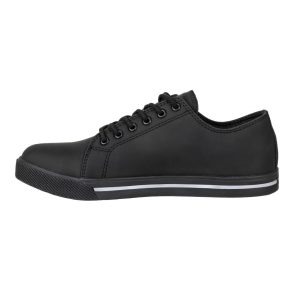 Slipbuster Recycled Microfibre Safety Trainers Matte Black 37