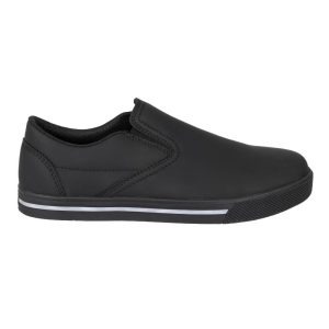 Slipbuster Recycled Microfibre Slip-on Shoe Matte Black 37