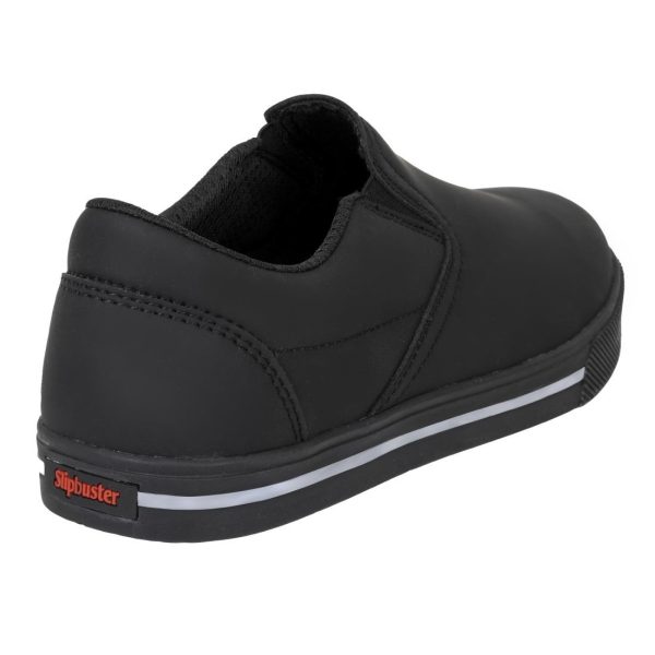 Slipbuster Recycled Microfibre Slip-on Shoe Matte Black 37