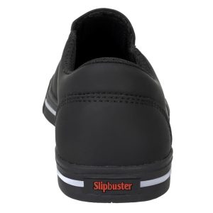 Slipbuster Recycled Microfibre Slip-on Shoe Matte Black 37