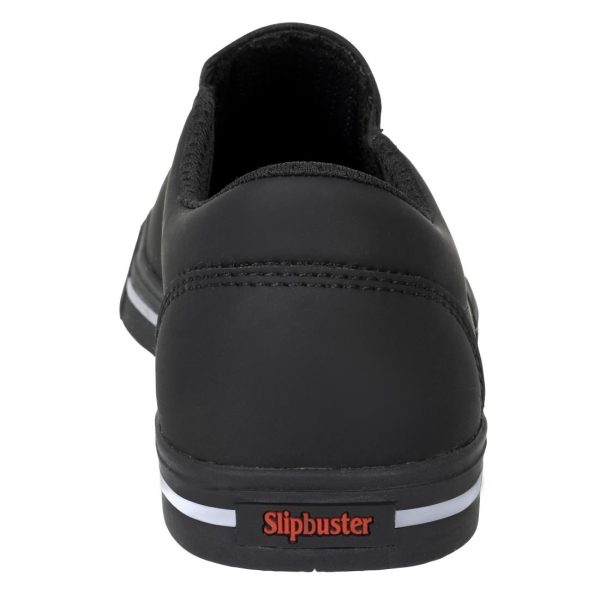 Slipbuster Recycled Microfibre Slip-on Shoe Matte Black 37