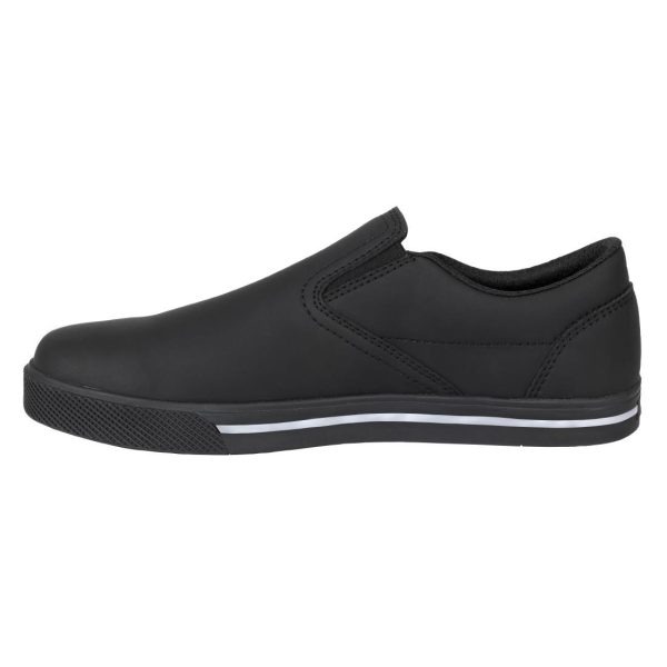 Slipbuster Recycled Microfibre Slip-on Shoe Matte Black 37