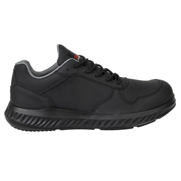 Slipbuster Recycled Microfibre Trainers Matte Black 37
