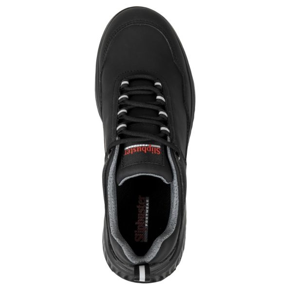 Slipbuster Recycled Microfibre Safety Trainer Matte Black 37