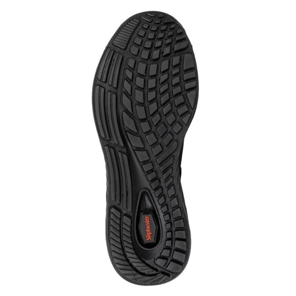 Slipbuster Recycled Microfibre Safety Trainer Matte Black 37