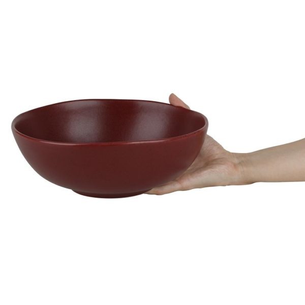 Olympia Build A Bowl Red Deep Bowl – 225x90mm (Box 4)