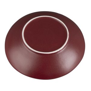 Olympia Build A Bowl Red Flat Bowl – 250x45mm (Box 4)