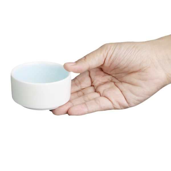 Olympia Fondant Dipping Dish Aqua – 70mm 2 3/4″ (Box 12)