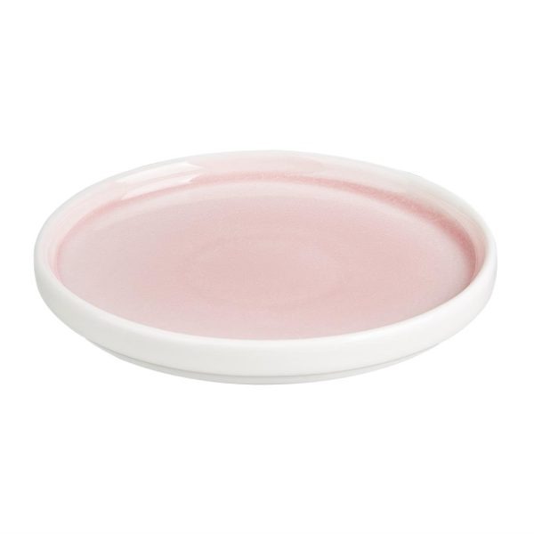 Olympia Fondant Plate Pink – 152mm 6″ (Box 6)