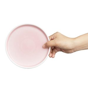 Olympia Fondant Plate Pink – 152mm 6″ (Box 6)