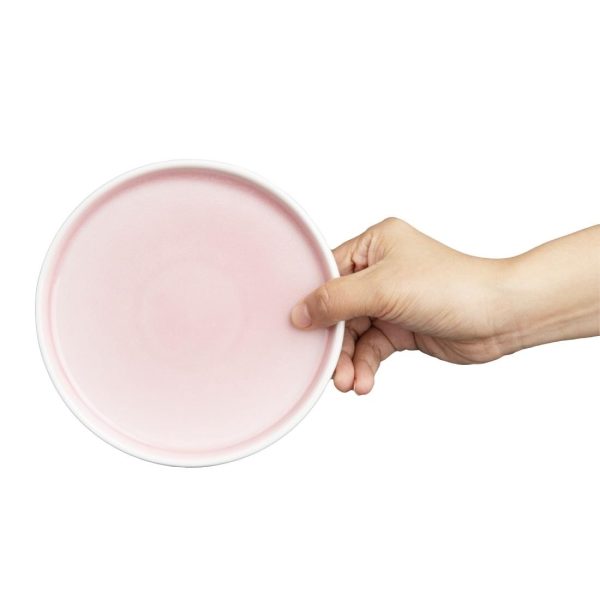 Olympia Fondant Plate Pink – 152mm 6″ (Box 6)