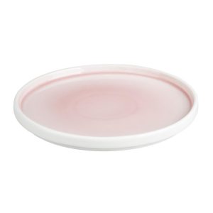 Olympia Fondant Plate Pink – 215mm 8 1/2″ (Box 6)