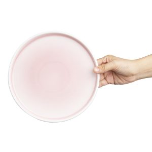 Olympia Fondant Plate Pink – 215mm 8 1/2″ (Box 6)
