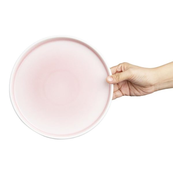 Olympia Fondant Plate Pink – 215mm 8 1/2″ (Box 6)