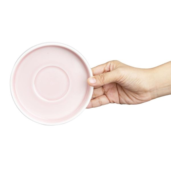 Olympia Fondant Saucer Pink – 135mm 5 1/3″ for CU460 (Box 6)