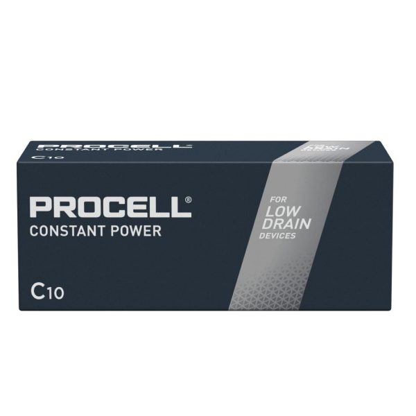 Duracell Procell Constant Power C 1.5V Battery (Pack of 10)