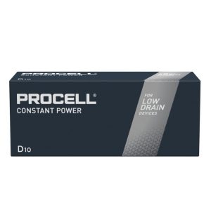 Duracell Procell Constant Power D 1.5V Battery (Pack of 10)