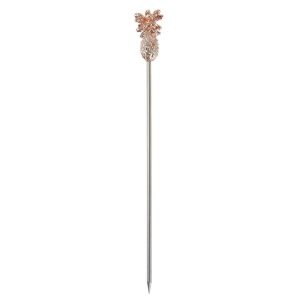Beaumont Pineapple Garnish Pick Copper Plated (Pack of 10)