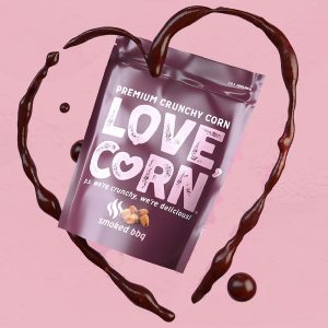 LOVE CORN Crunchy Corn Snack BBQ (10x45g)