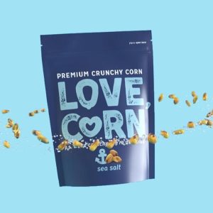 LOVE CORN Crunchy Corn Snack Sea Salt (10x45g)