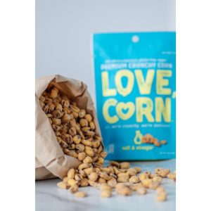 LOVE CORN Crunchy Corn Snack Salt & Vinegar (10x45g)