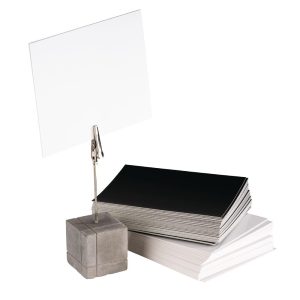 APS Concrete Effect Table Stand Square With Peg (Pack of 4)