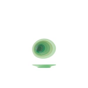 Shoots Green Atlantis Melamine Oval Plate 12 x 9.5cm QTY:12