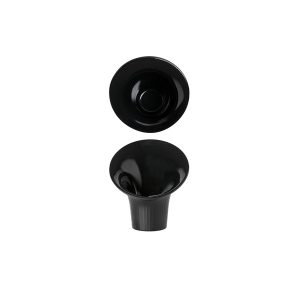 Midnight Black Melamine Boston Funnel Bowl 14 x 13 x 15.5cm QTY:8
