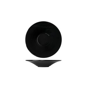 Midnight Black Boston Melamine Coupe Bowl 23 x 4.4cm QTY:8