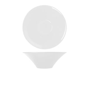 Opulence White Boston Melamine Bowl 25.5 x 9cm QTY:6