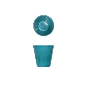 Light Blue Glazed Melamine Casablanca Pot 9.5cm QTY:6