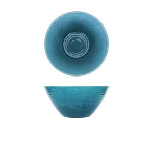 Light Blue Glazed Melamine Casablanca Bowl 20.5 x 9.5cm QTY:1
