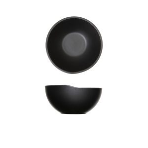 Black Copenhagen Melamine Bowl 15.5 x 7.5cm QTY:6